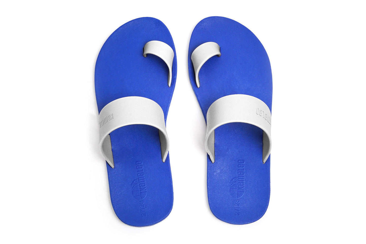 Pop Thumb Kids Blue Sole White Strap