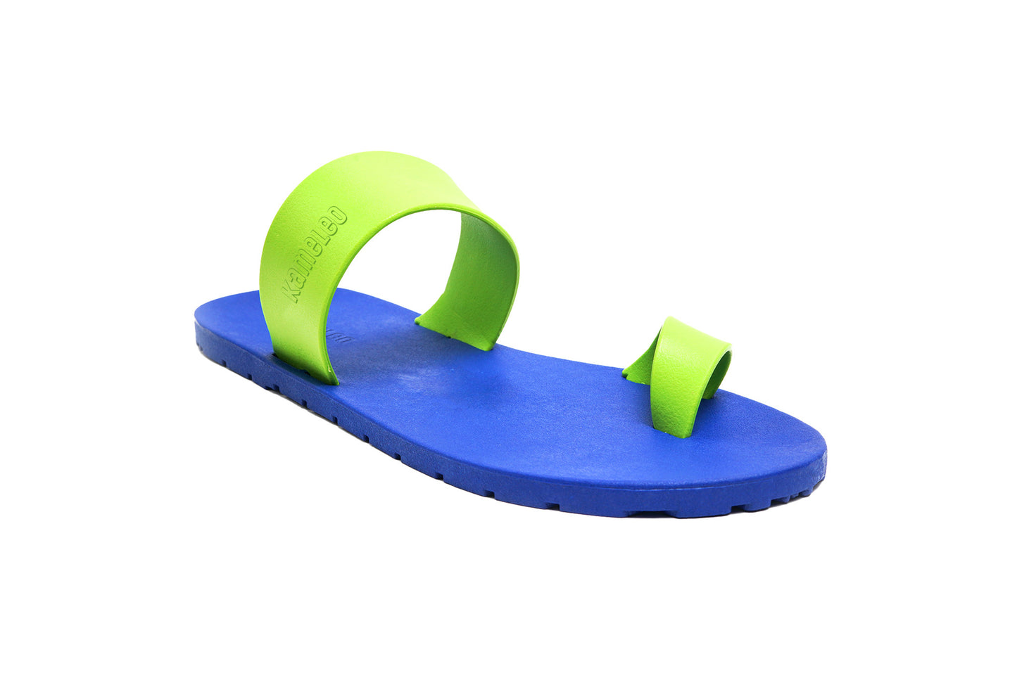 Pop Thumb Kids Blue Sole Lime Strap