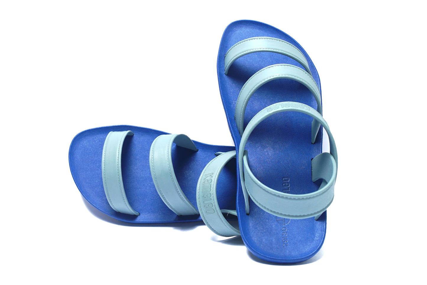 Twin Plus Kids Blue Sole Grey Strap
