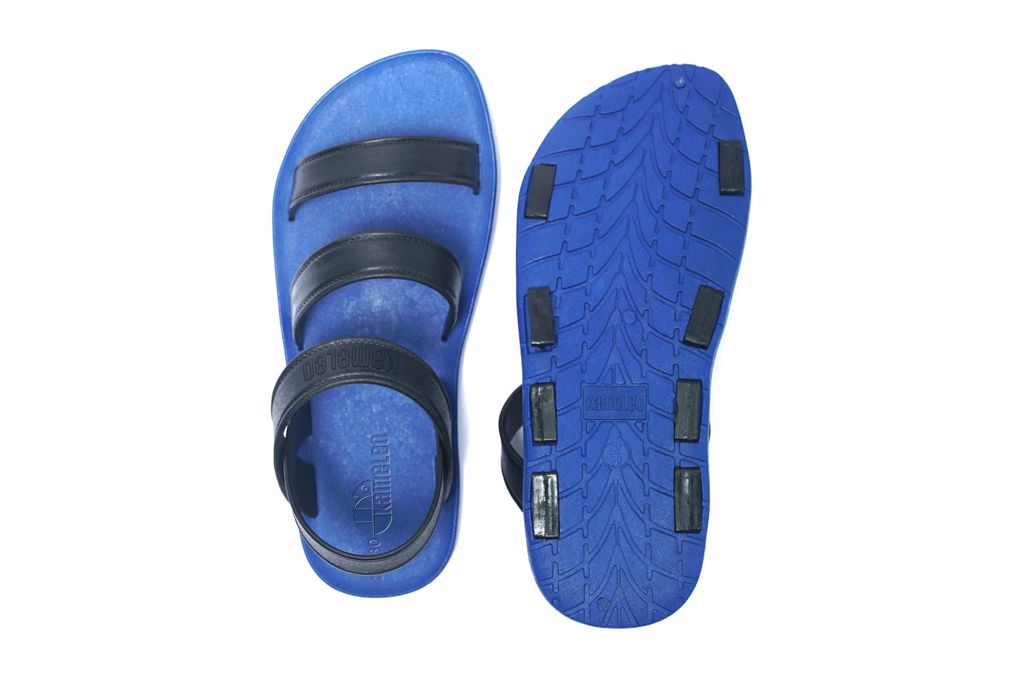 Twin Plus Kids Blue Sole Black Strap