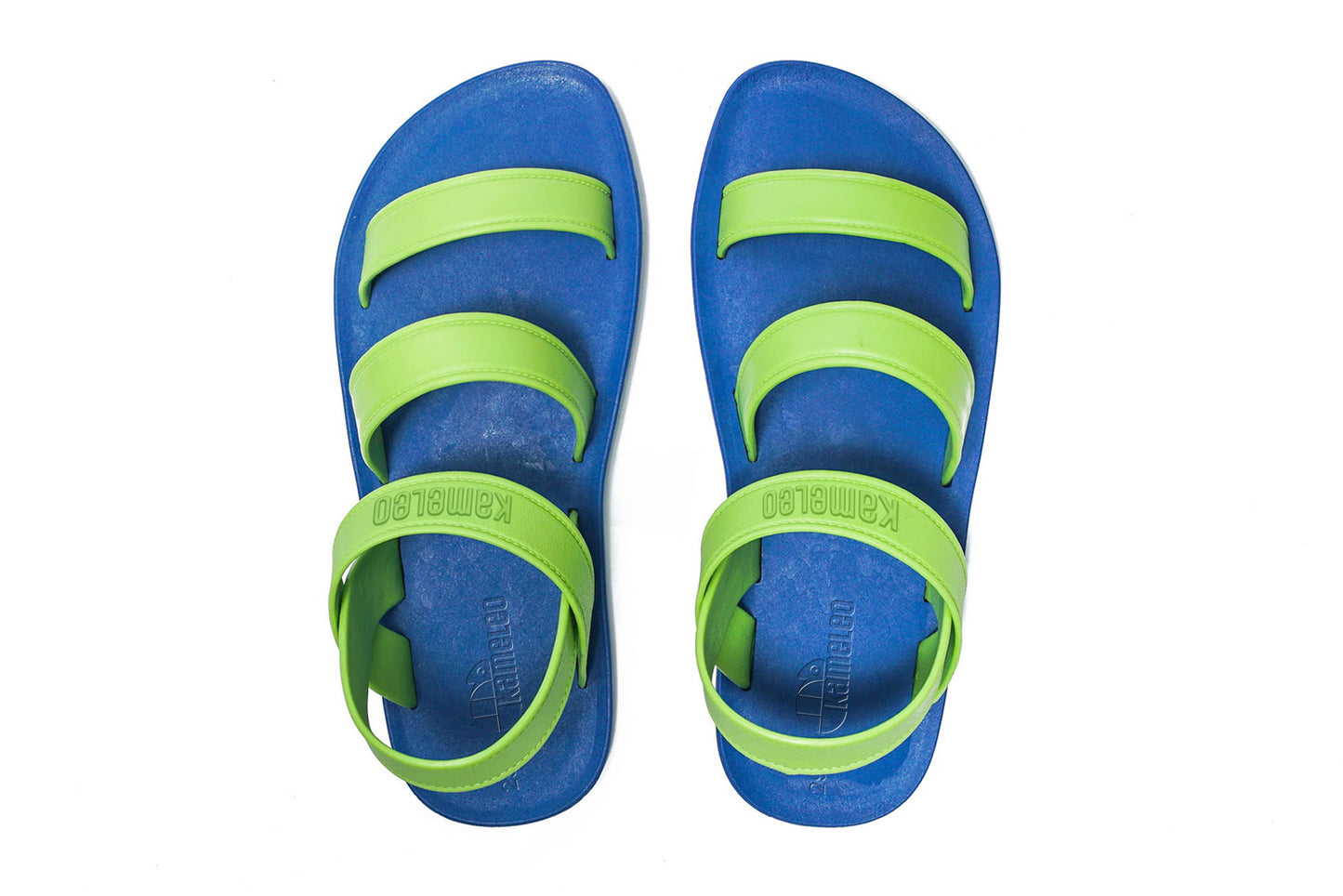 Twin Plus Kids Blue Sole Lime Strap