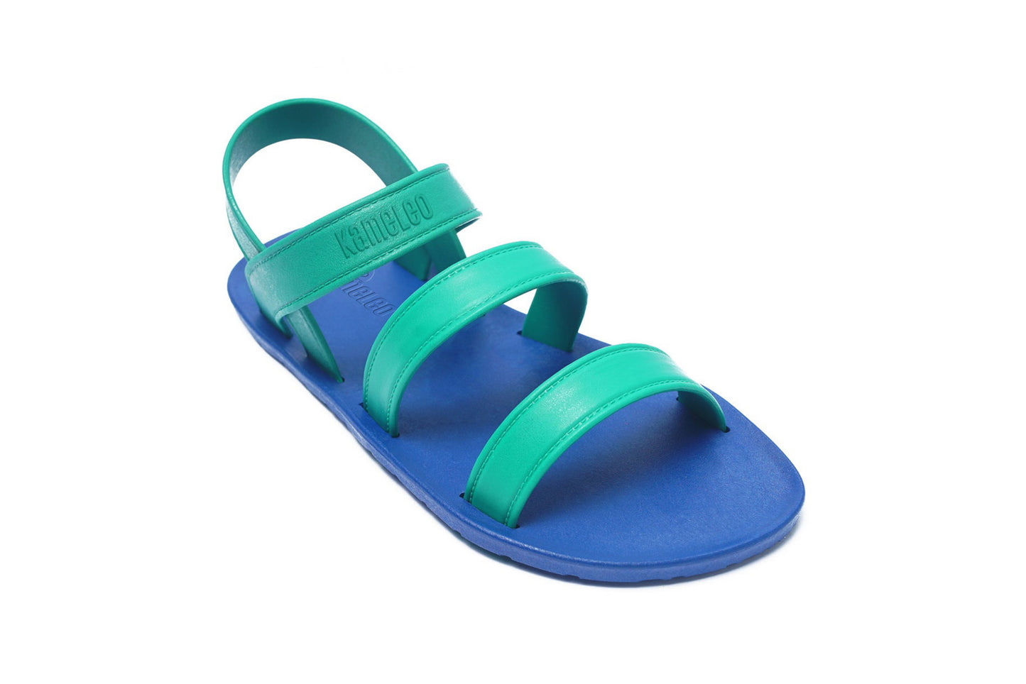 Twin Plus Kids Blue Sole Green Strap