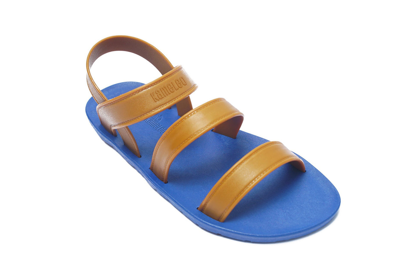Twin Plus Kids Blue Sole Caramel Strap