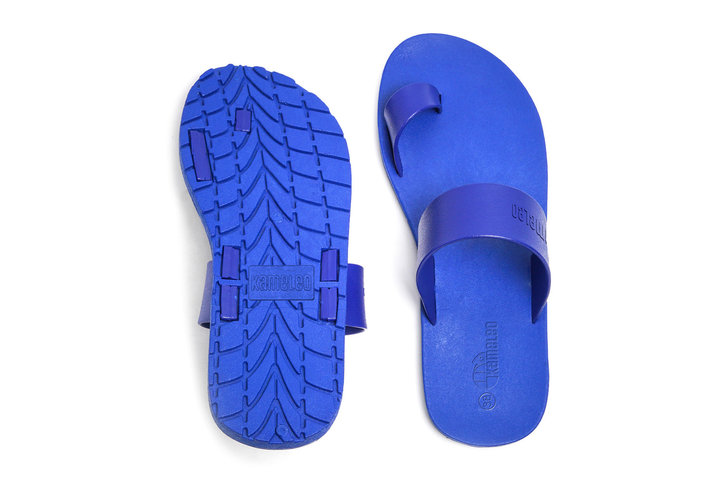 Pop Thumb Blue Sole Blue Strap