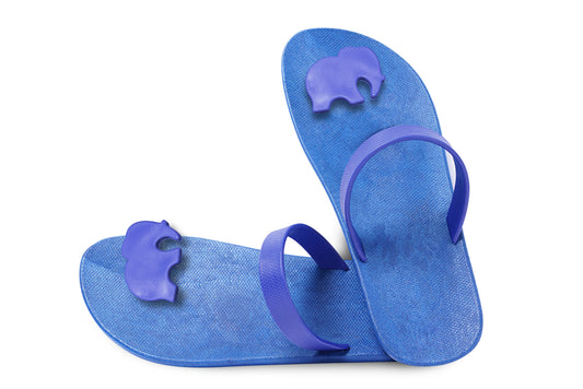 Poppi Ellie Blue Sole Blue Strap