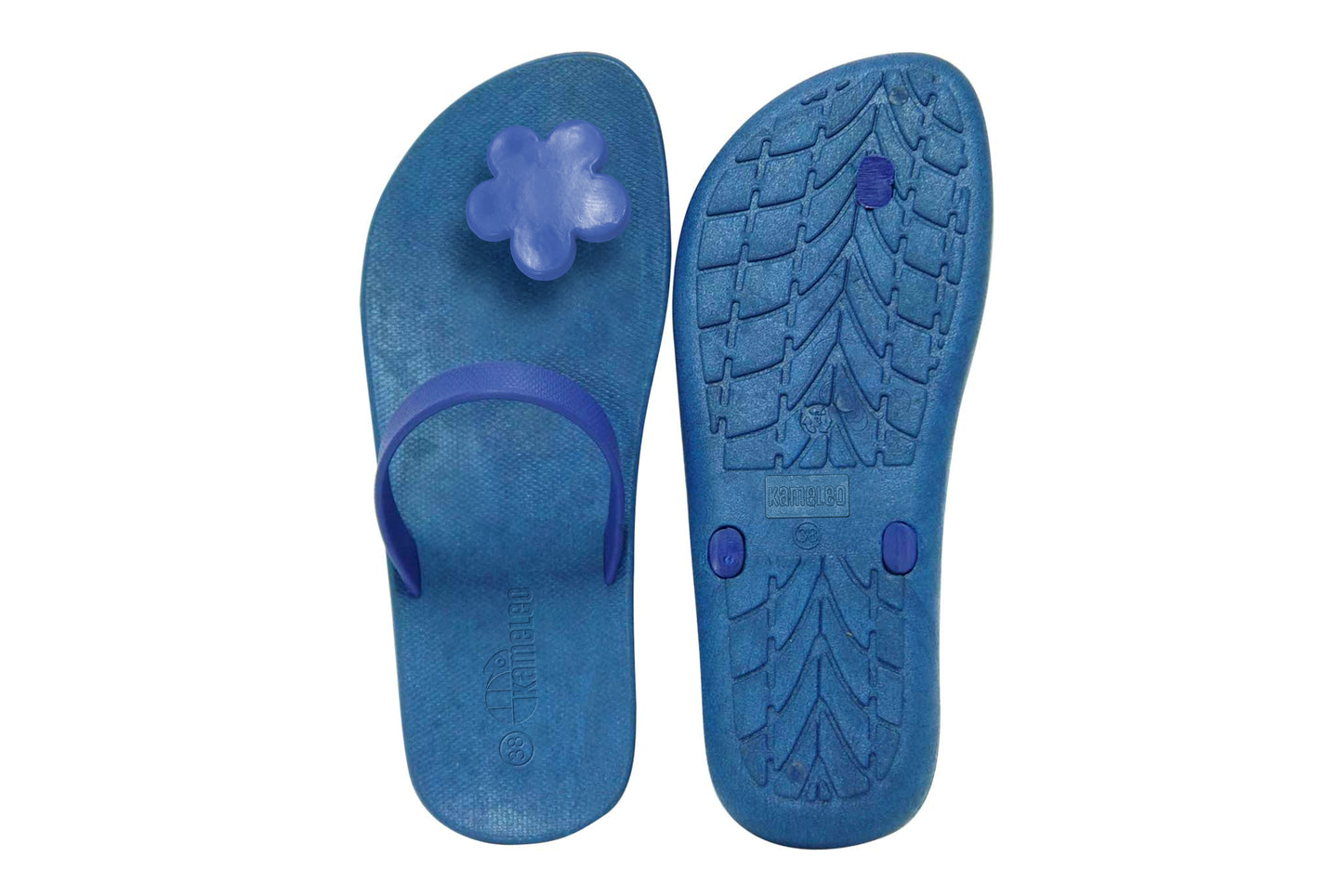 Poppi Flora Blue Sole Blue Strap