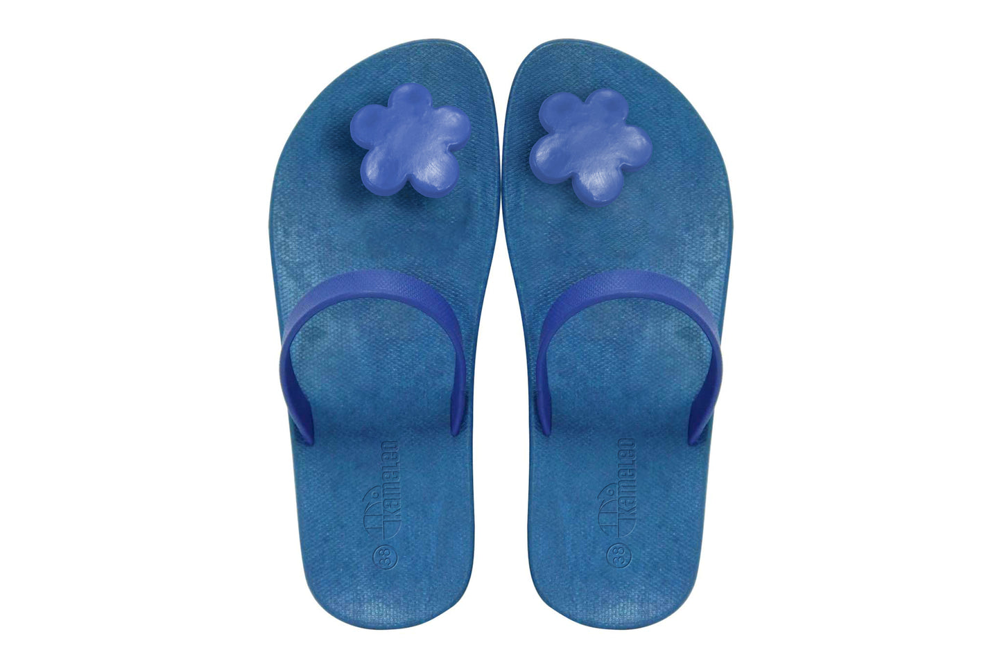 Poppi Flora Blue Sole Blue Strap
