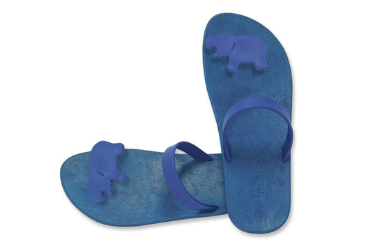 Poppi Hippo Blue Sole Blue Strap