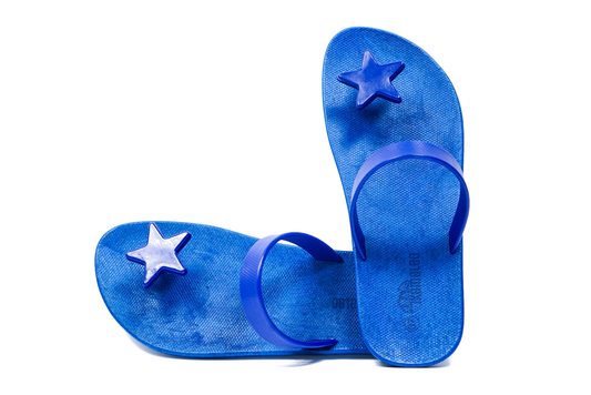 Poppi Star Blue Sole Blue Strap