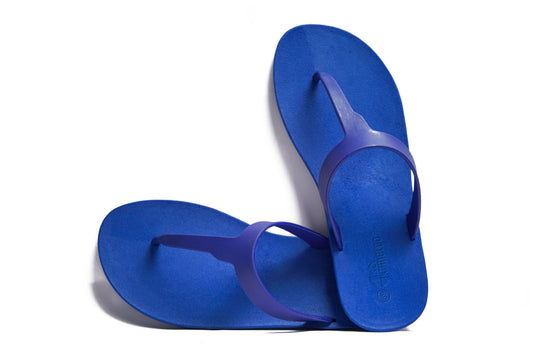 Thongs Blue Sole Blue Strap