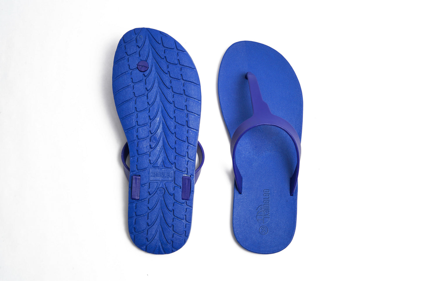 Thongs Blue Sole Blue Strap