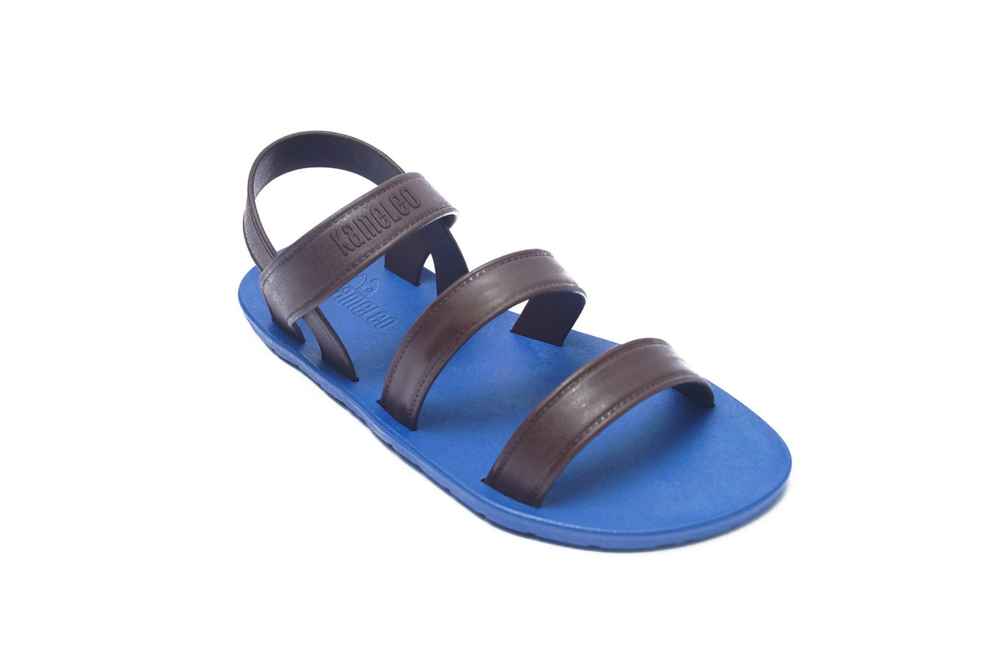 Twin Plus Blue Sole Brown Strap