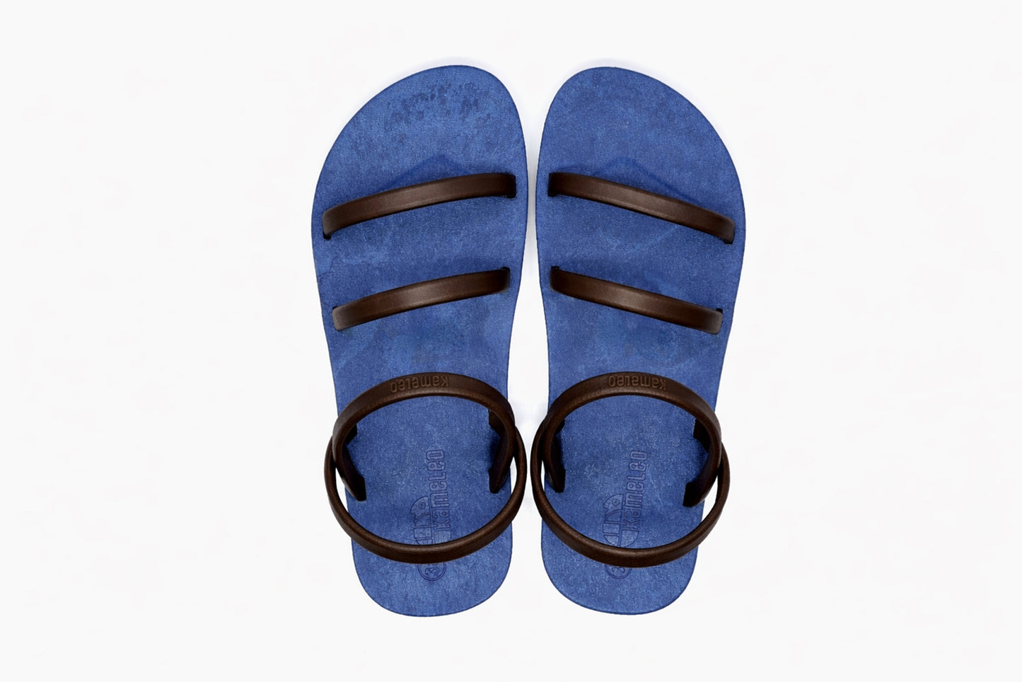 Twin Slim Blue Sole Brown Strap