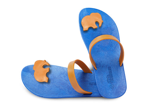 Poppi Ellie Blue Sole Caramel Strap