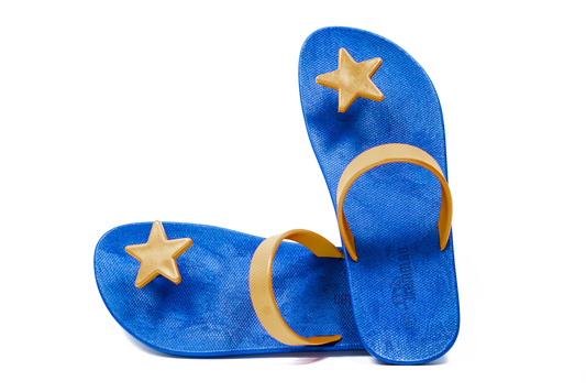 Poppi Star Blue Sole Caramel Strap