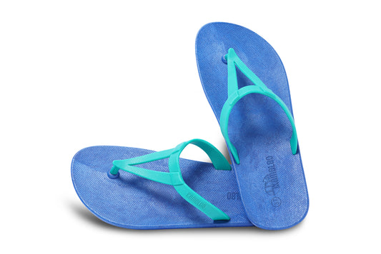 Eiffel Blue Sole Green Strap