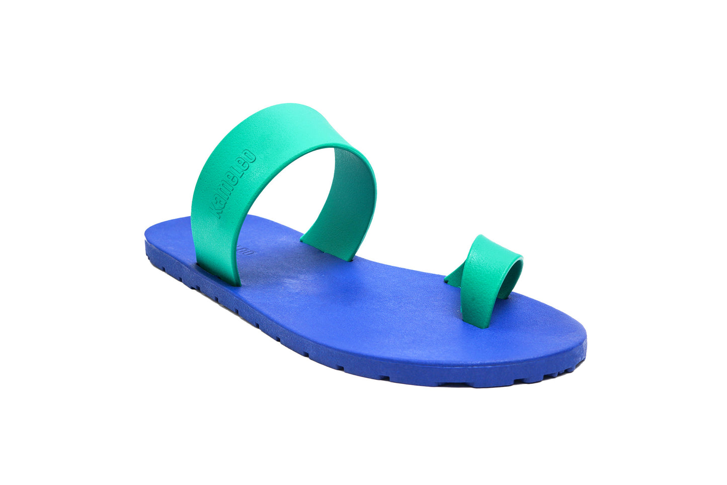 Pop Thumb Blue Sole Green Strap