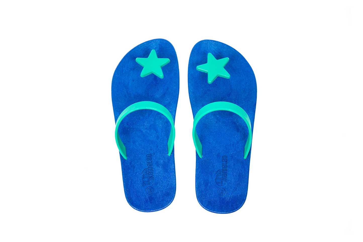 Poppi Star Blue Sole Green Strap