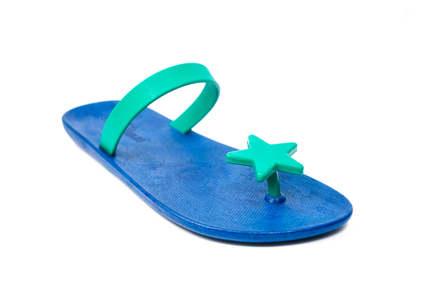 Poppi Star Blue Sole Green Strap