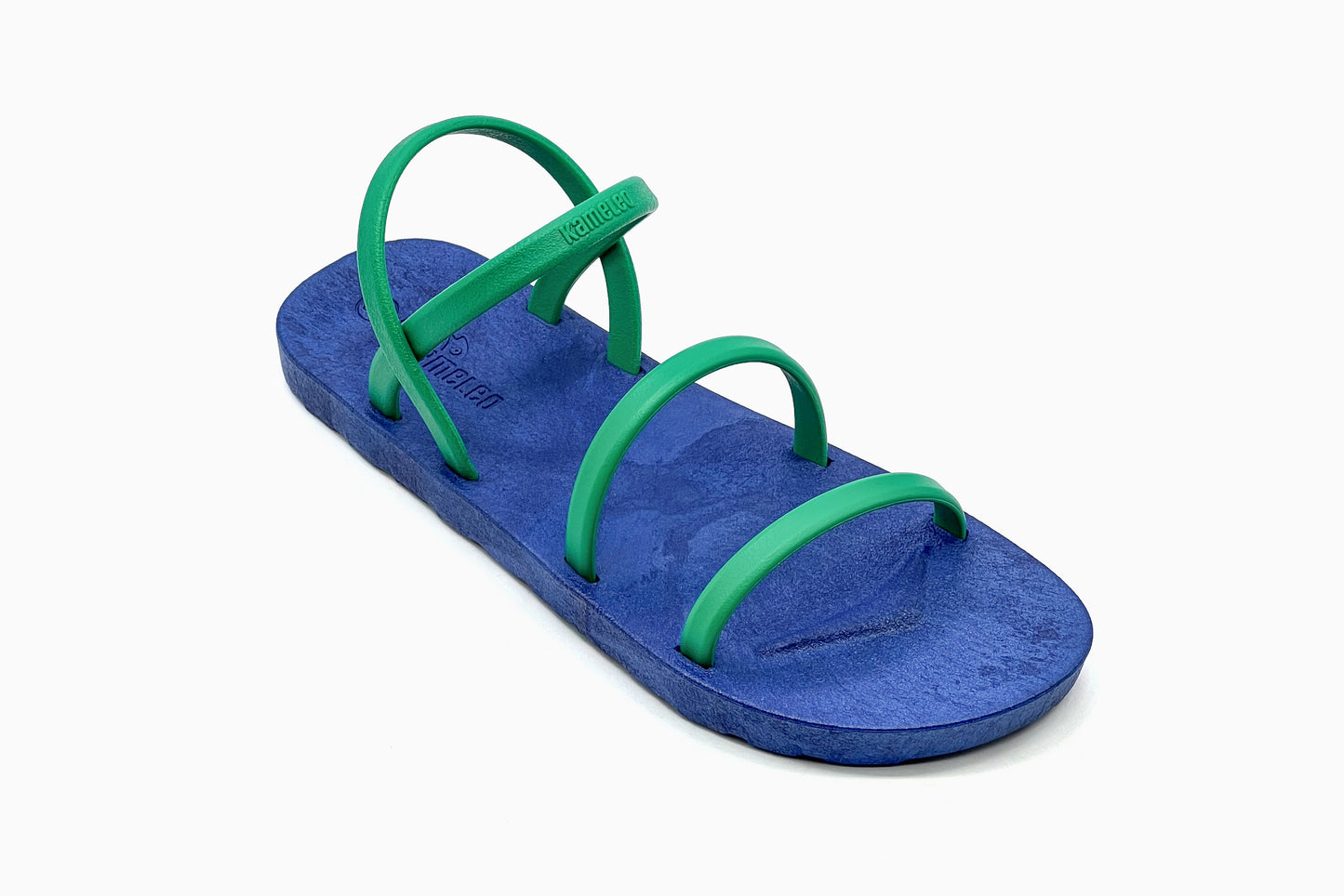 Twin Slim Blue Sole Green Strap