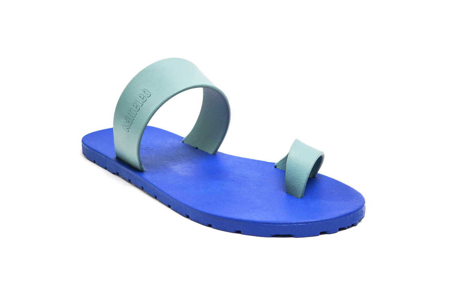 Pop Thumb Blue Sole Grey Strap