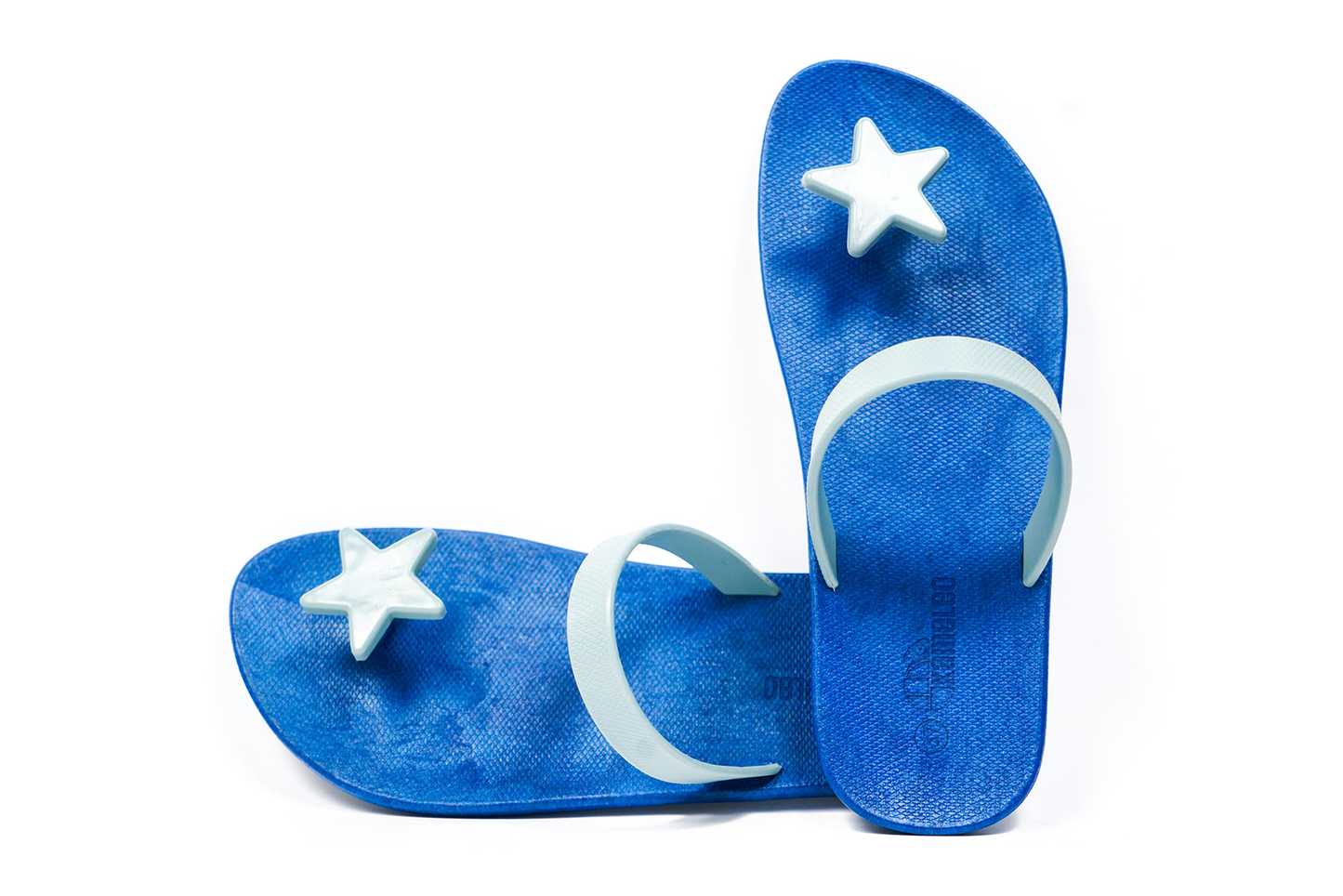 Poppi Star Blue Sole Grey Strap