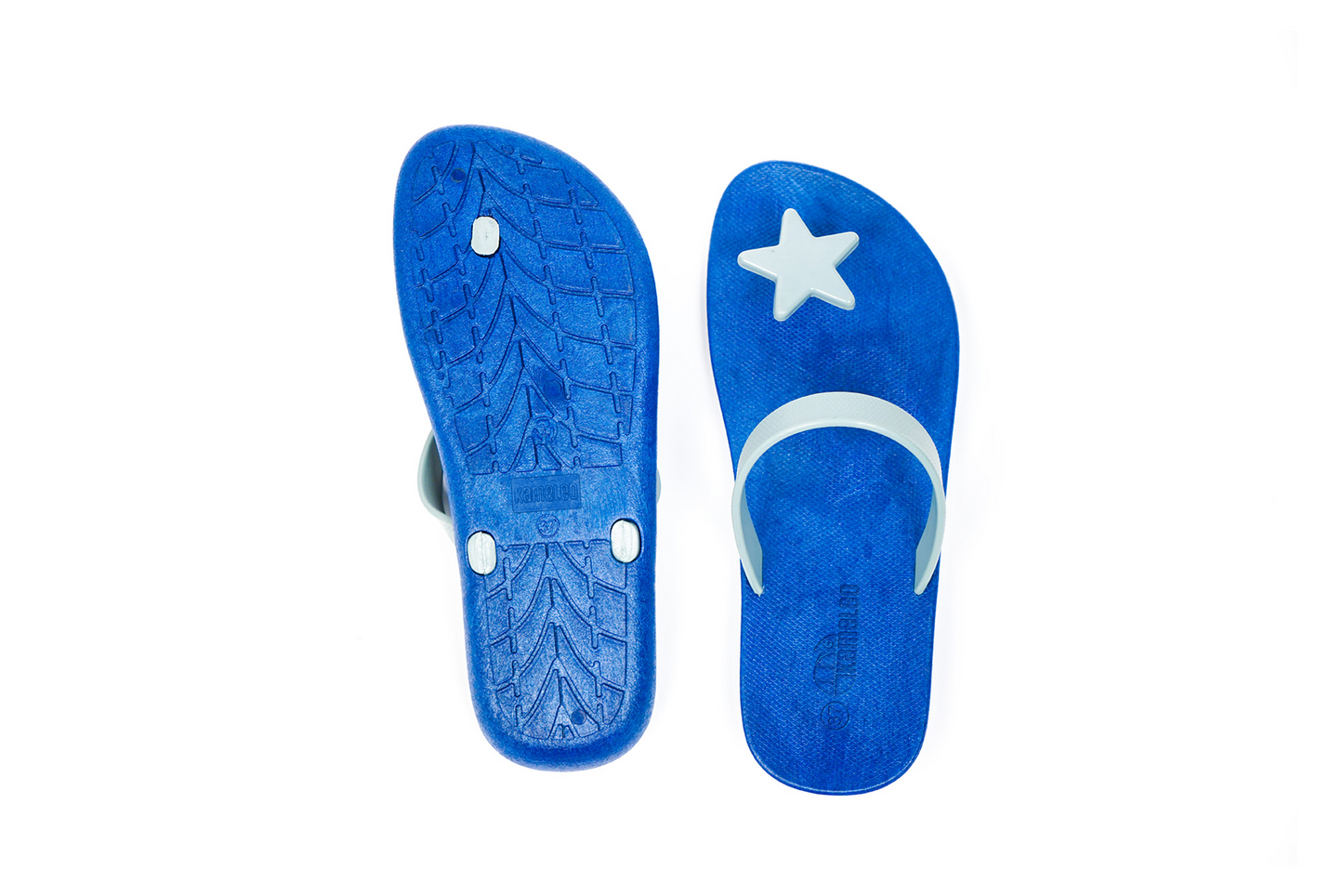 Poppi Star Blue Sole Grey Strap