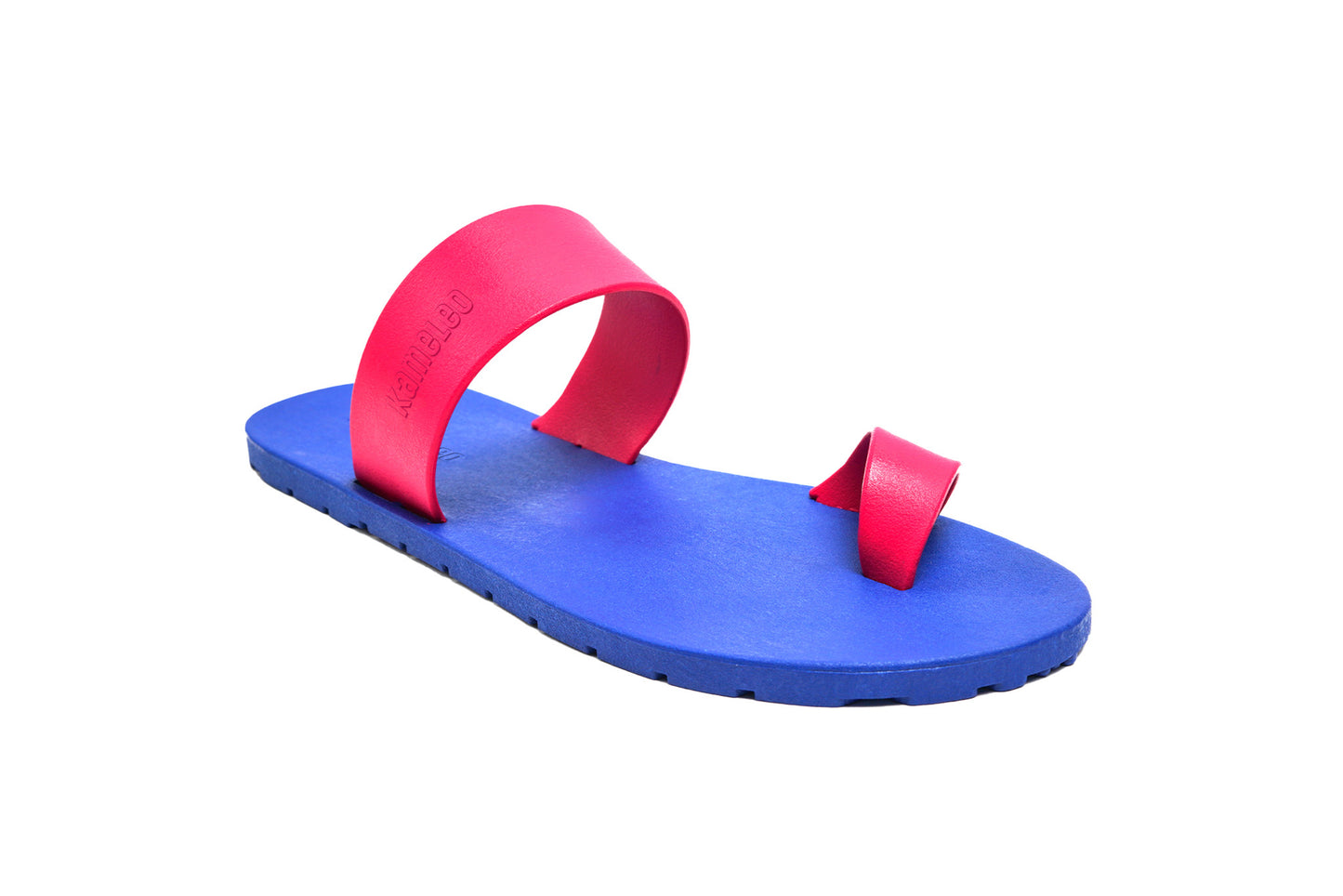 Pop Thumb Blue Sole Pink Strap