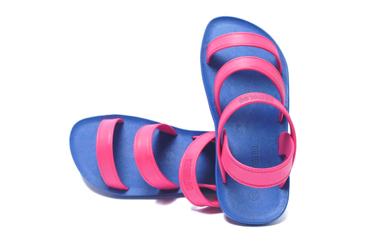Twin Plus Blue Sole Pink Strap