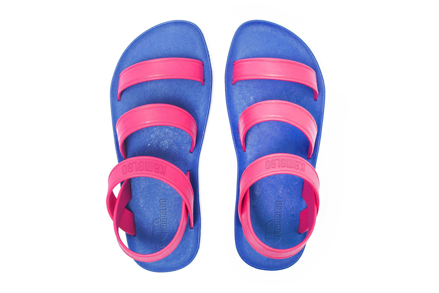 Twin Plus Blue Sole Pink Strap