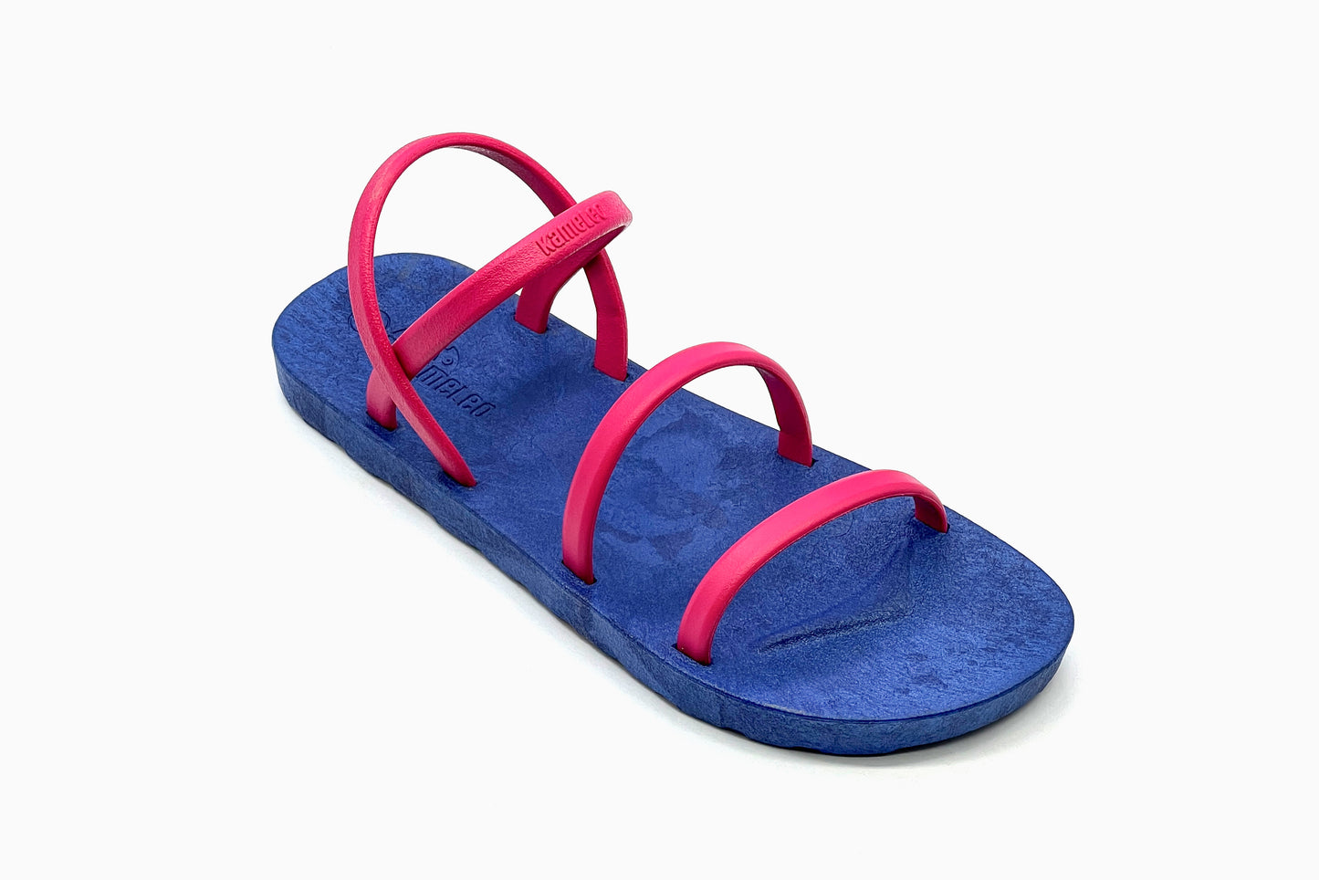 Twin Slim Blue Sole Pink Strap