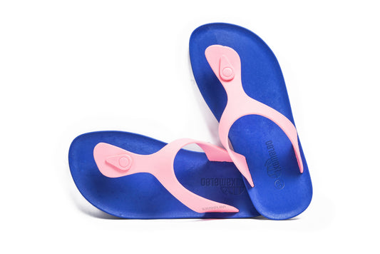Candy Blue Sole LightPink Strap