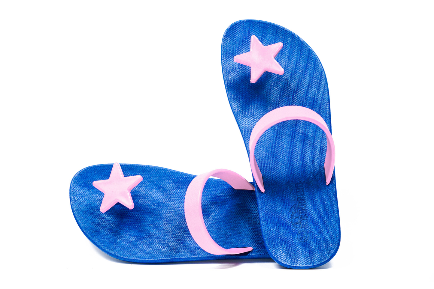 Poppi Star Blue Sole LightPink Strap
