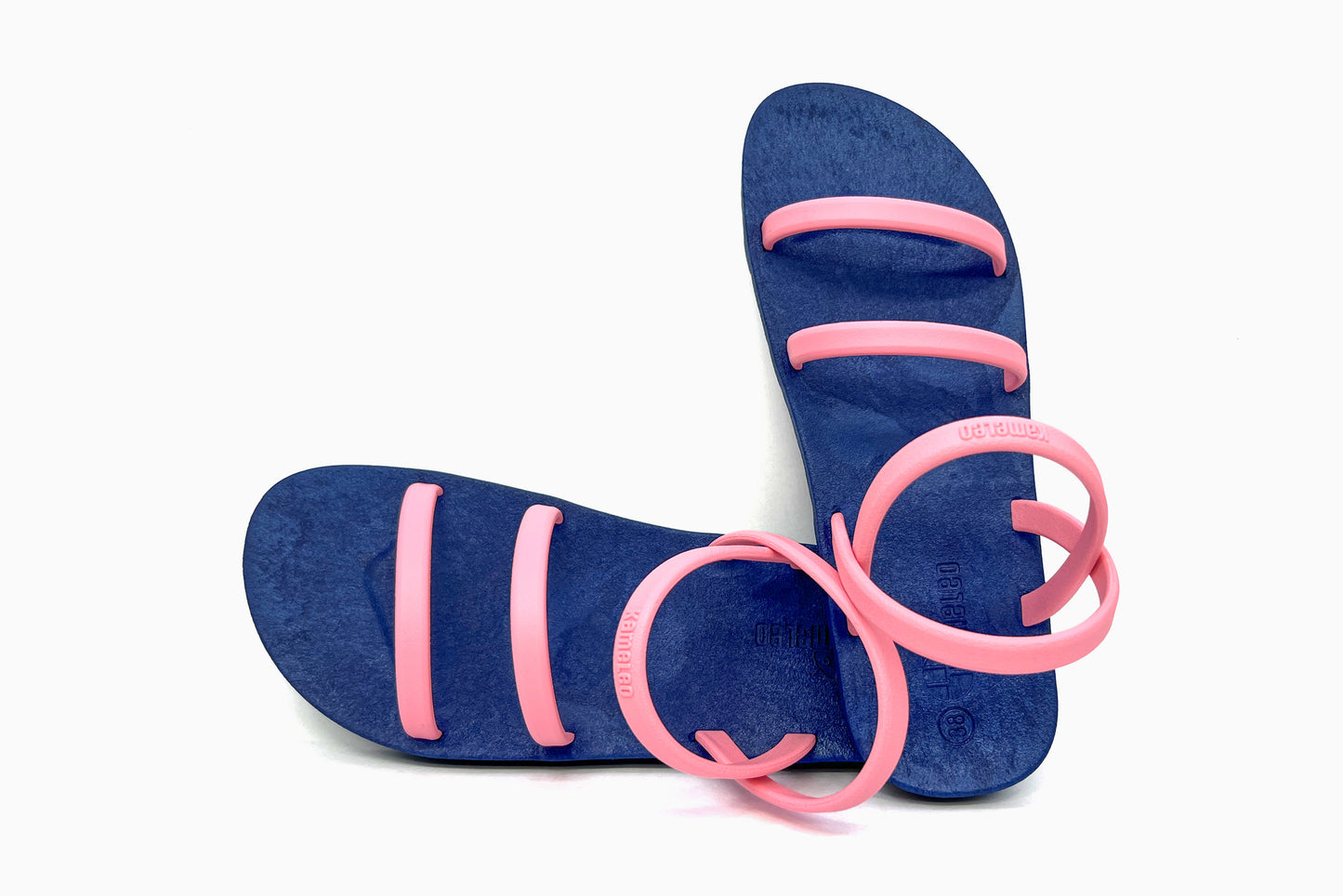 Twin Slim Blue Sole LightPink Strap