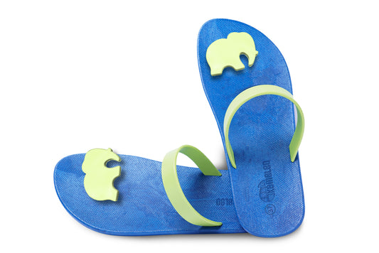 Poppi Ellie Blue Sole Lime Strap