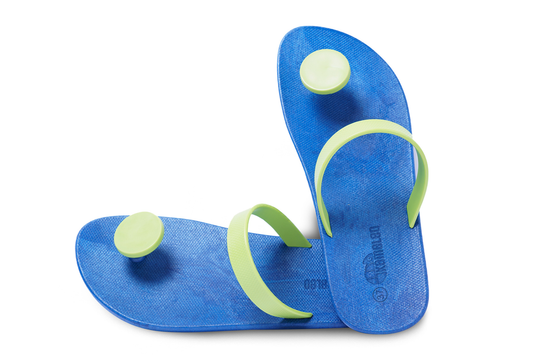 Poppi Dot Blue Sole Lime Strap