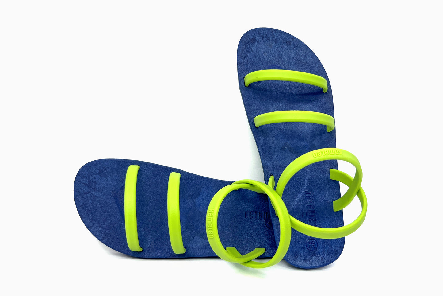 Twin Slim Blue Sole Lime Strap
