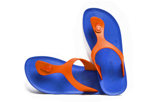 Candy Blue Sole Orange Strap