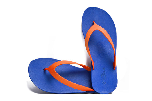 Flippy Blue Sole Orange Strap