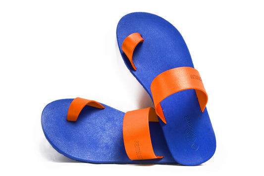 Pop Thumb Blue Sole Orange Strap