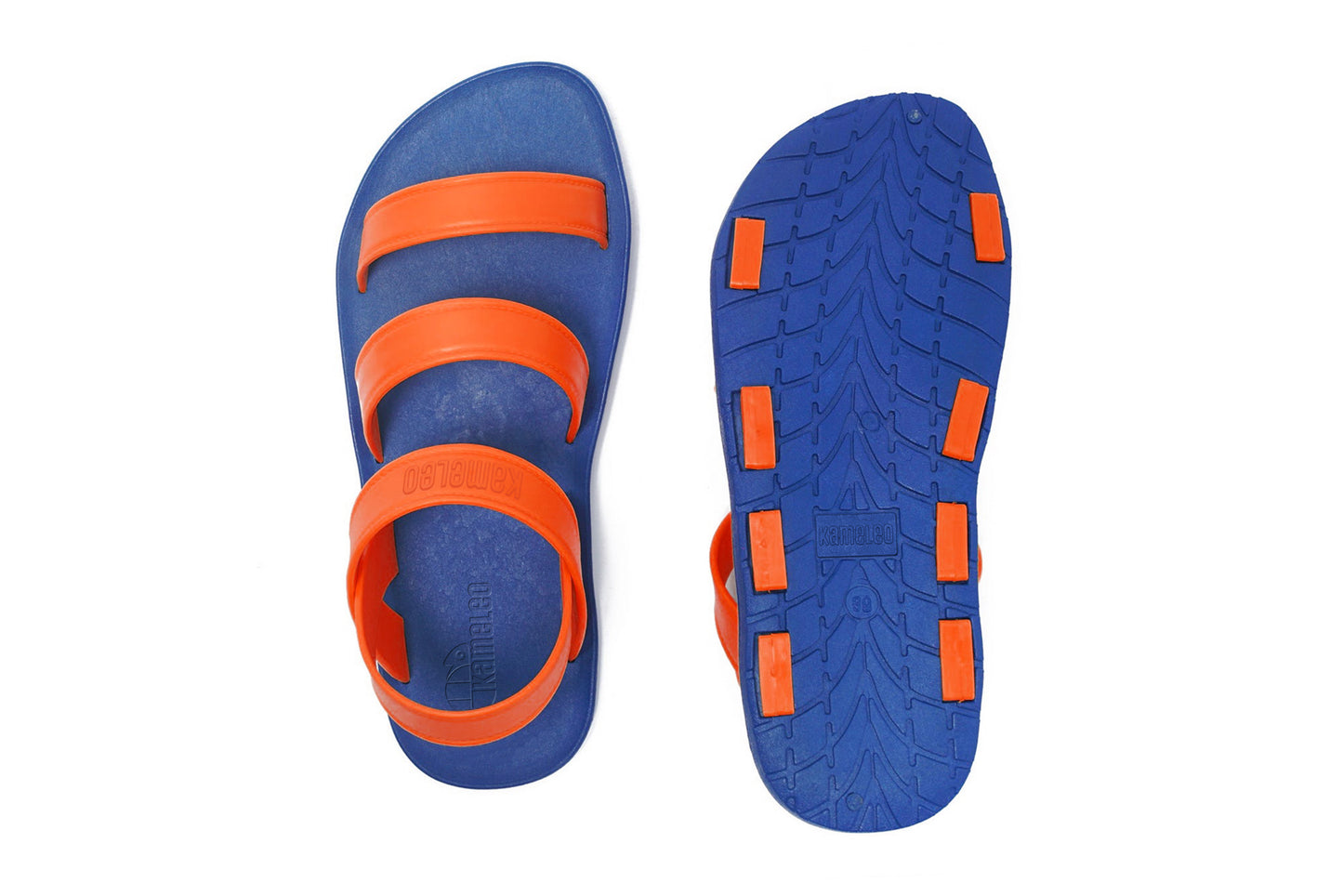 Twin Plus Blue Sole Orange Strap