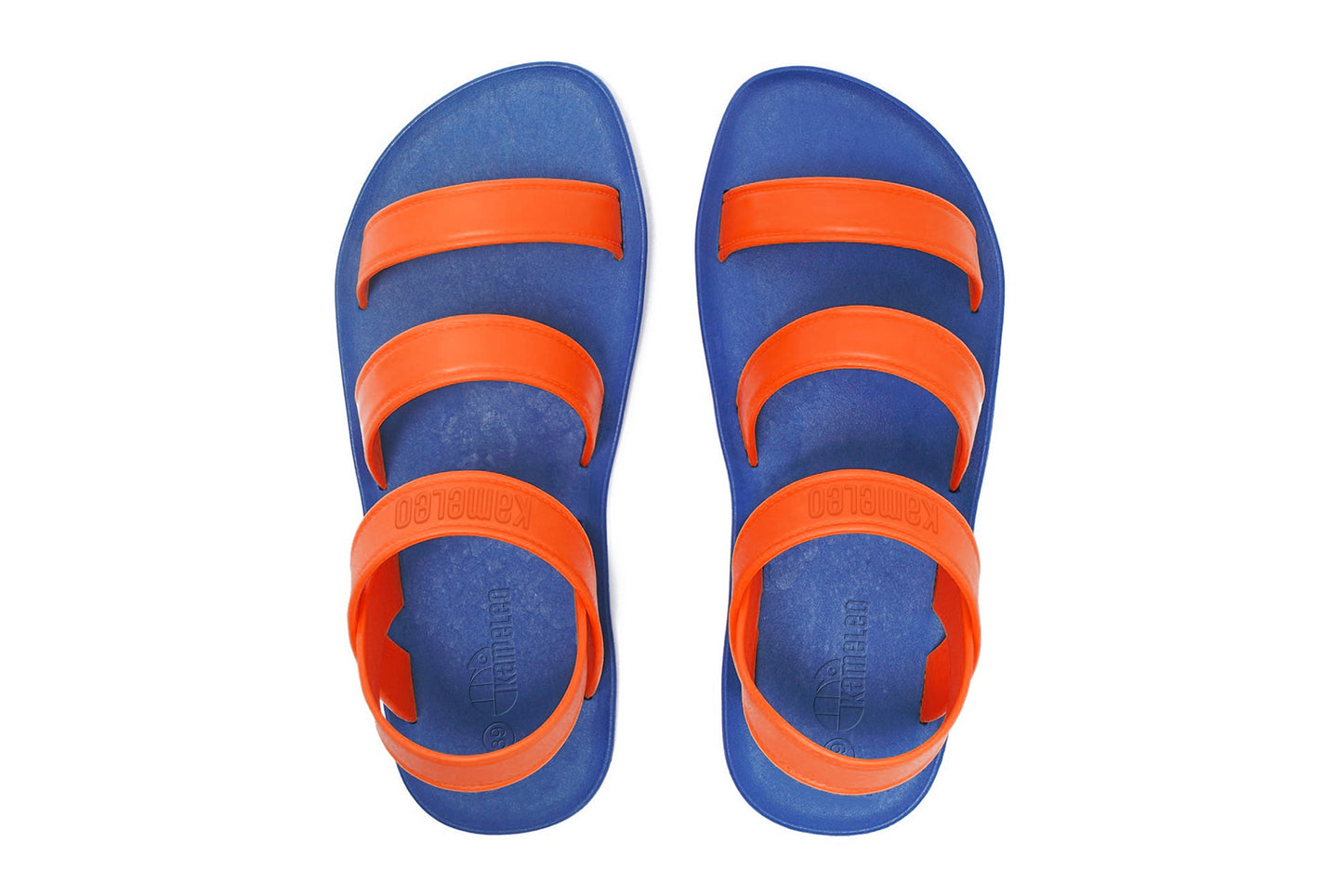 Twin Plus Blue Sole Orange Strap