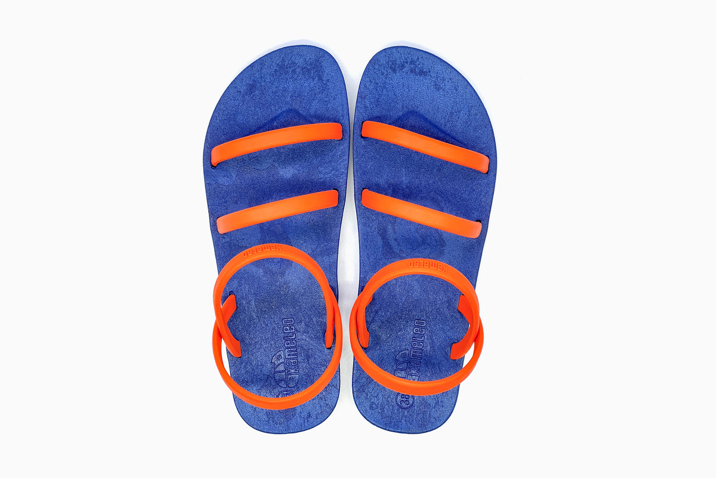 Twin Slim Blue Sole Orange Strap