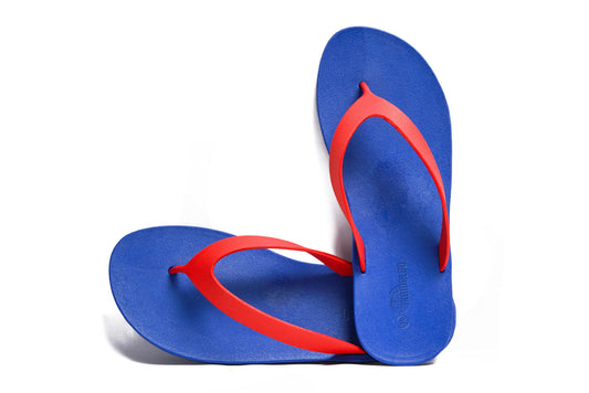 Flippy Blue Sole Red Strap