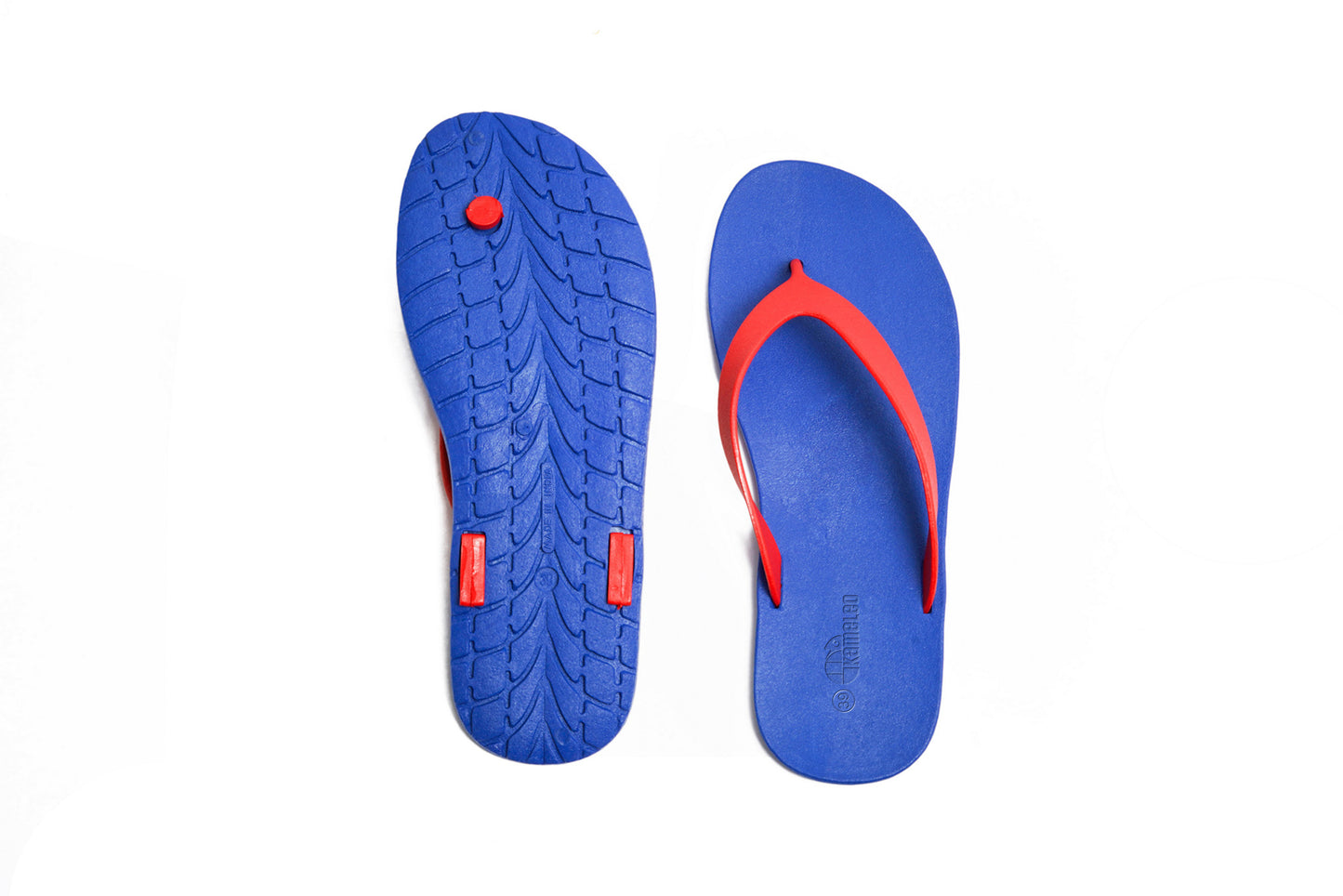 Flippy Blue Sole Red Strap