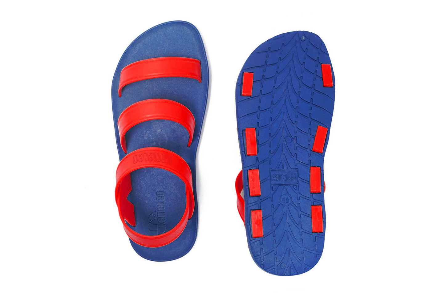 Twin Plus Blue Sole Red Strap