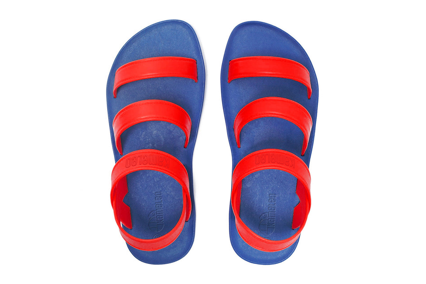 Twin Plus Blue Sole Red Strap