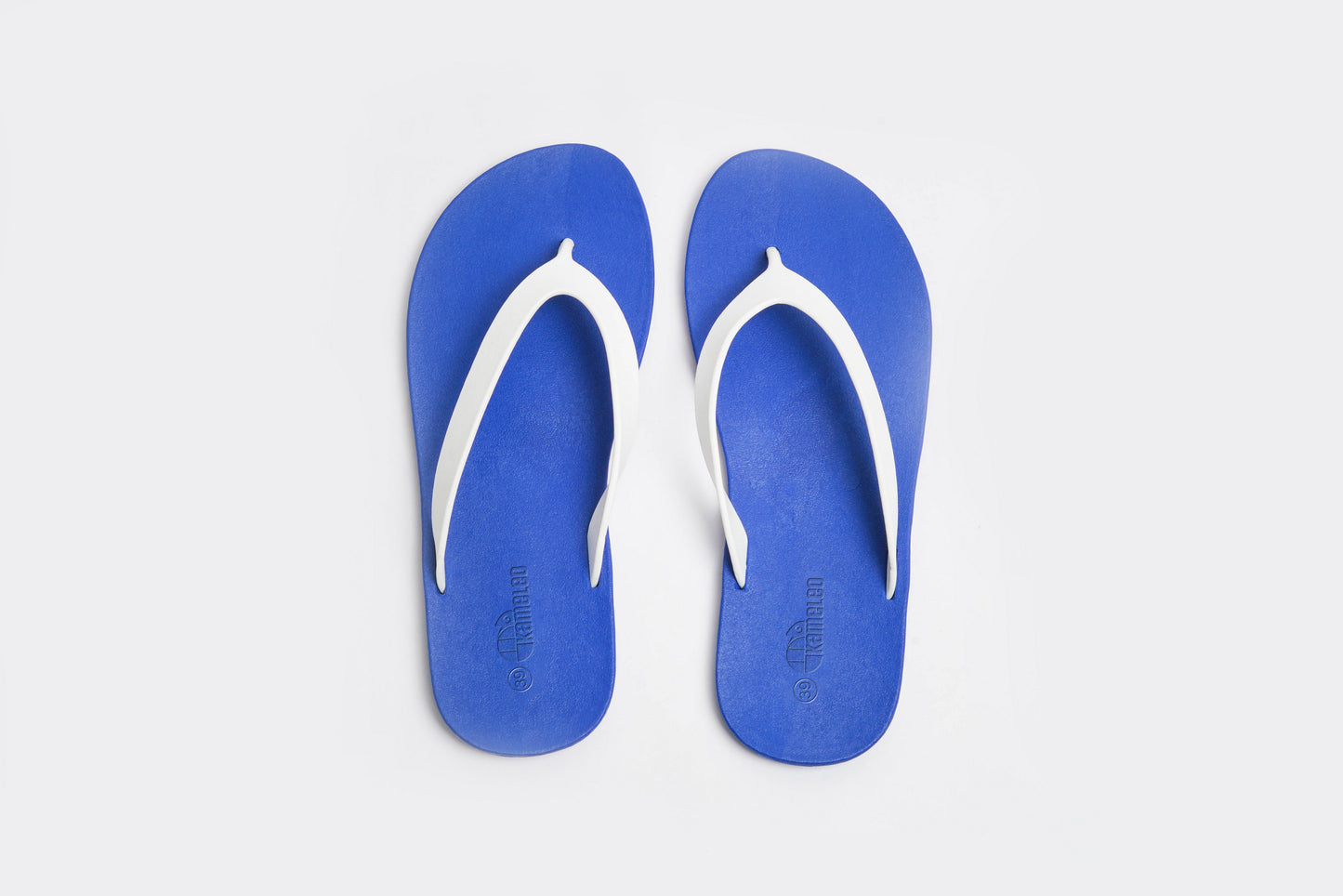 Flippy Blue Sole White Strap