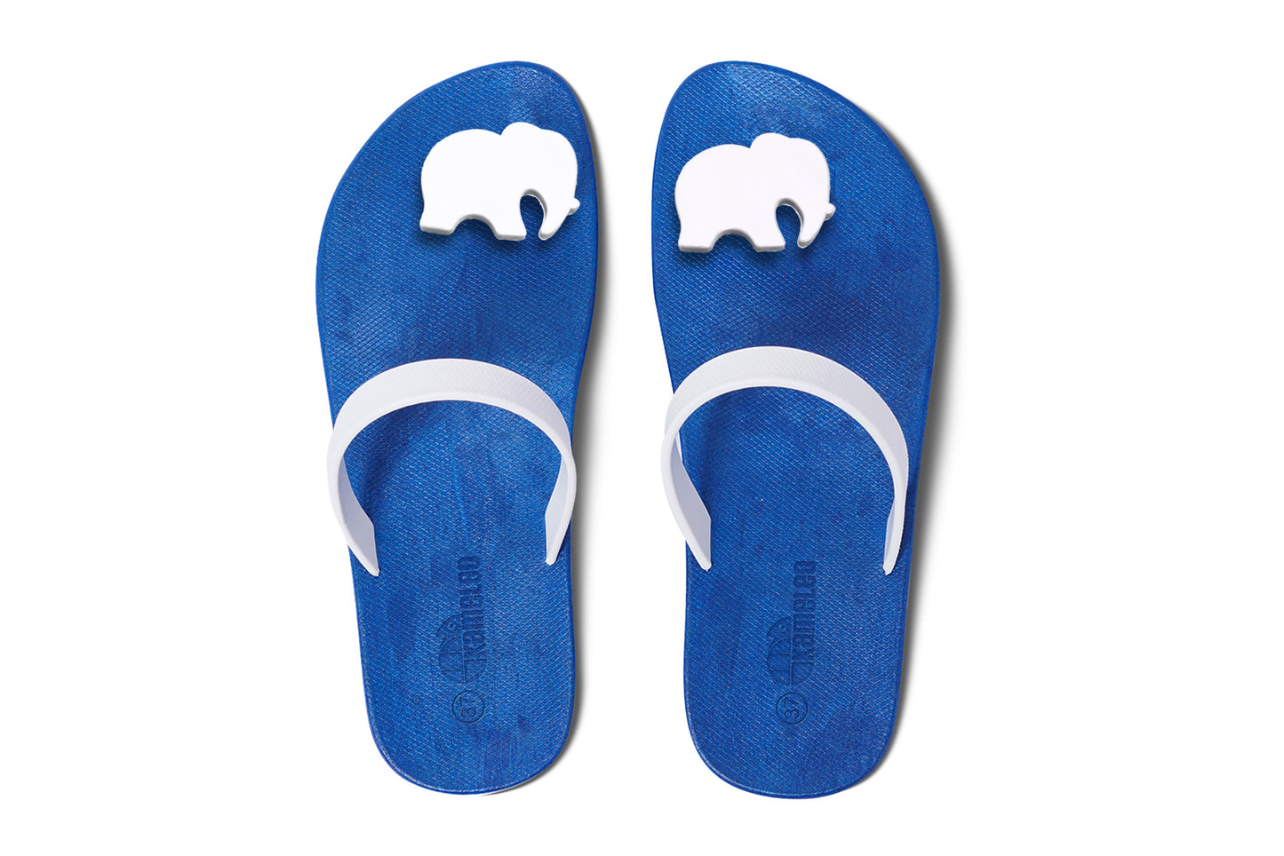 Poppi Ellie Blue Sole White Strap