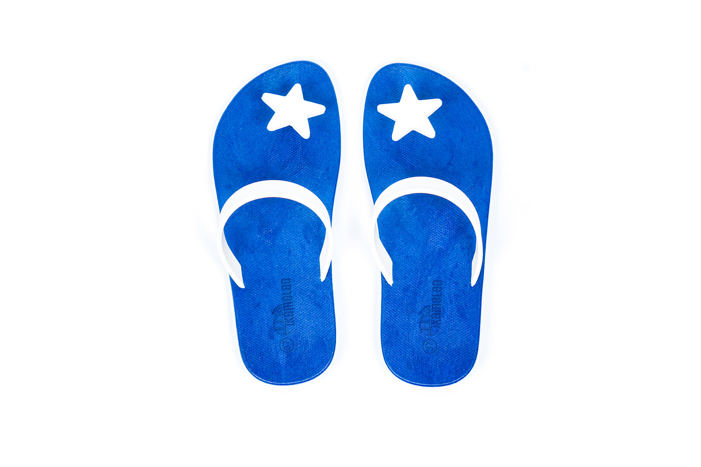 Poppi Star Blue Sole White Strap